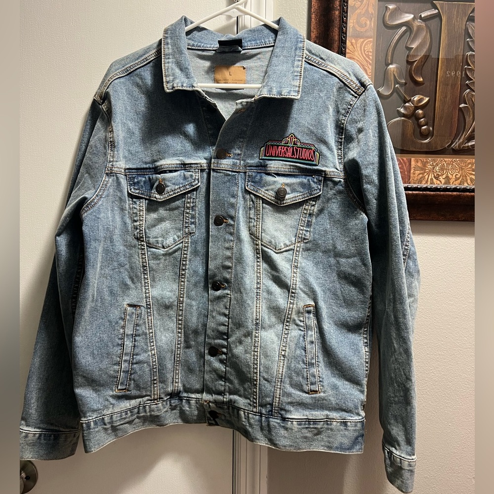 Universal Studios Light Blue Denim Jacket - image 1